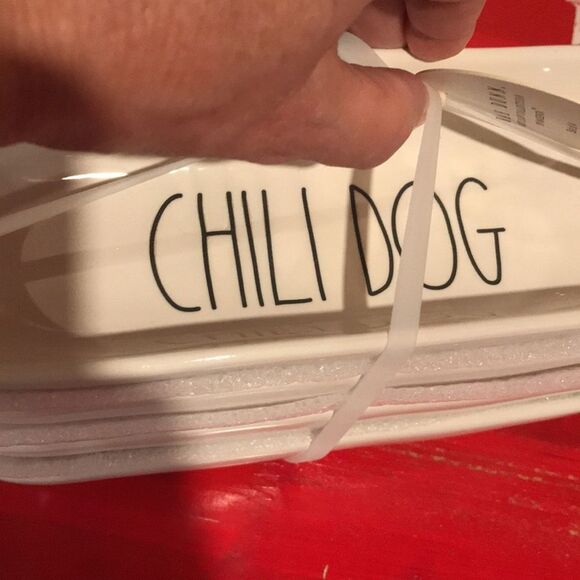 NWT Rae Dunn Chili Dog holders - Picture 2 of 2